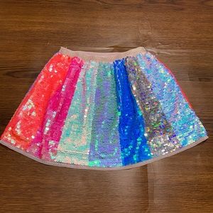 Girls sequin skirt size 6-7 Y